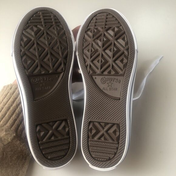 Converse Ox Canvas Sneaker 'Deep Bordeaux Youth Size 1 - 19.5 CM New - Picture 7 of 8